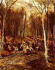 Cossacks Attacking a squad of the Gardes d'honneur from the Jeune Garde Imperiale
